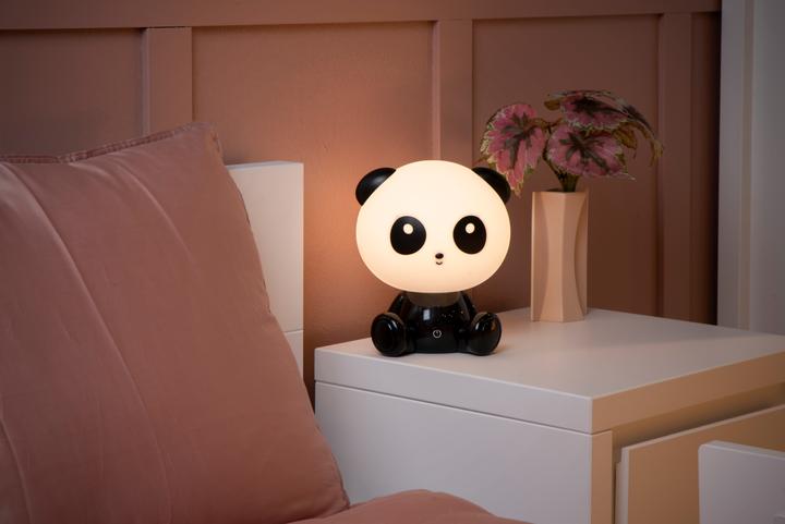 Actual product image Lucide DODO PANDA - Table lamp children's room - LED Dim. - 1x3W - 3 StepDim - Black 71593/03/30 (360 lm)