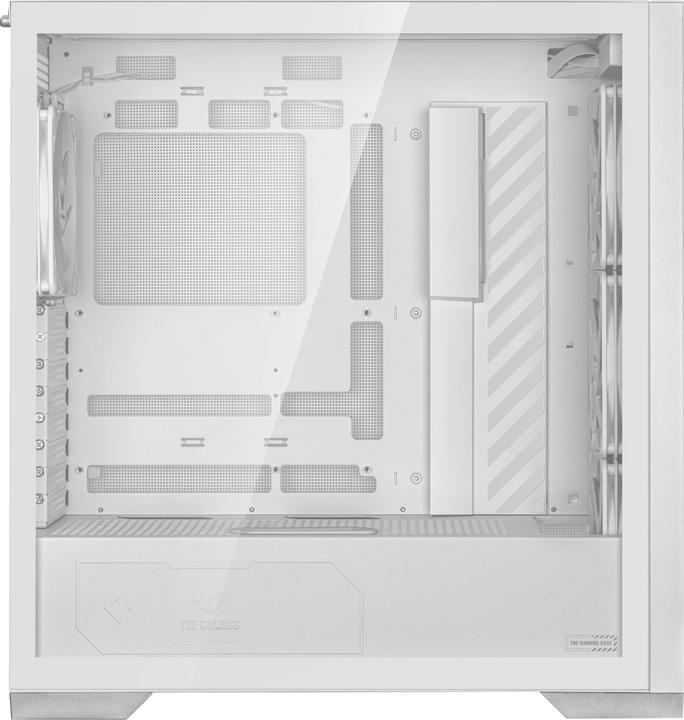 Actual product image ASUS TUF Gaming GT302 TG ARGB White (mATX, Mini-ITX, ATX)