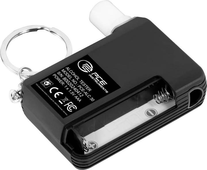 Immagine prodotto PCE Instruments PCE-ALC 30 etilometro da 0 a 2 mg/ml allarme, con display, Ve