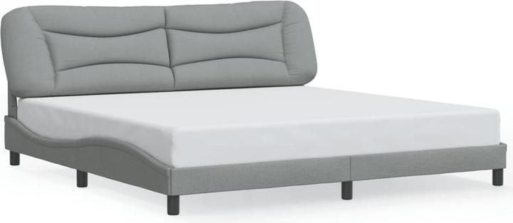 Image du produit VidaXL Cadre de lit avec tissu LED (200 x 200 cm)