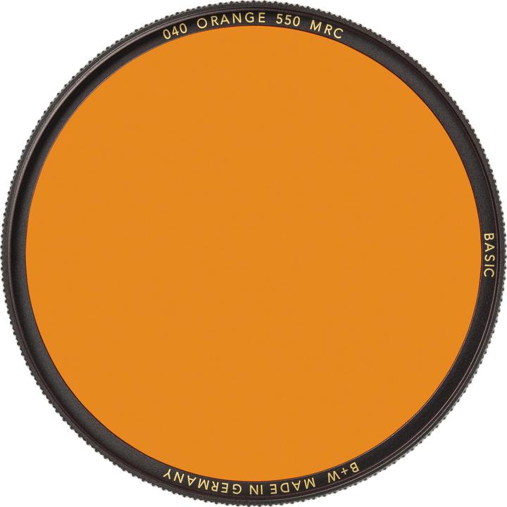 B+W 040 Orange filter, 550, MRC/Basic 55mm (55 mm, Black Mist Filter, 550 mm)