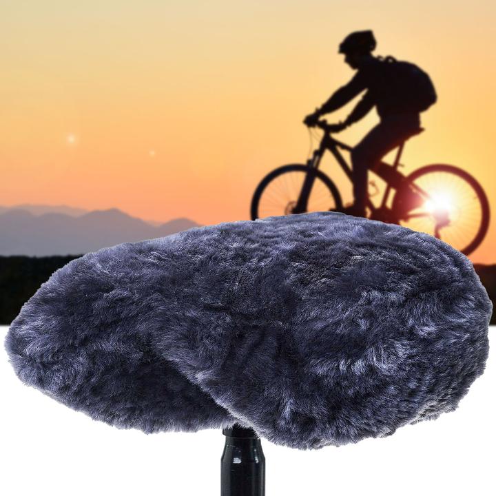 Produktbild Filmer Velo-Sattelbezug aus 100% Lammfell, grau