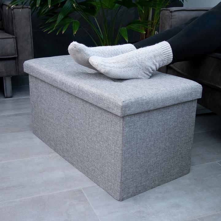 Produktbild Intirilife Sitzbank ALASKA GRAU (78.38 cm)