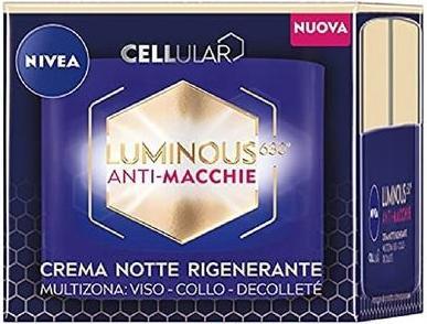 Actual product image NIVEA Cellular Luminous630 Anti-Spot Regenerating Night Cream 50ml with Hyaluronic Acid and Luminous (Body cream, 50 ml)