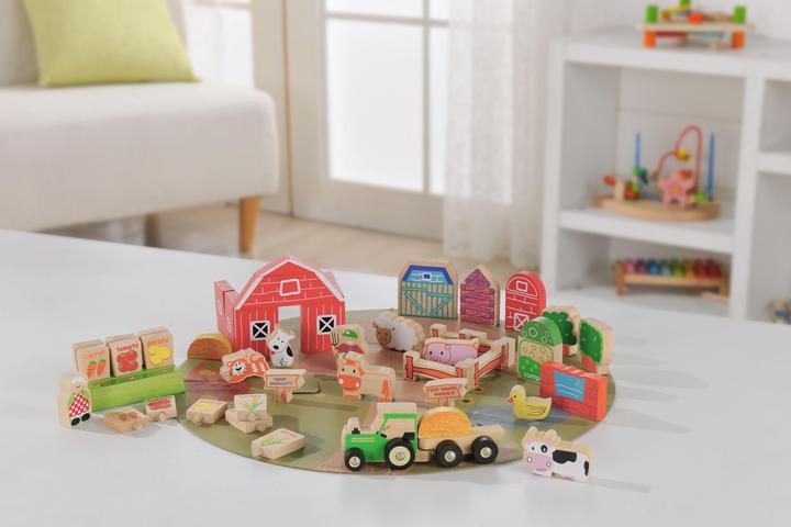 Produktbild EverEarth Holztiere Bauernhof Set