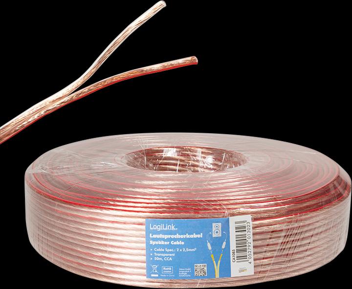 Produktbild LogiLink CA Lautsprecherkabel (50 m, 2.50 mm²)