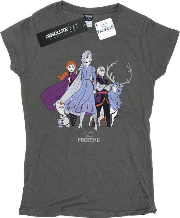 Disney Frozen 2 Distressed Group TShirt (S)