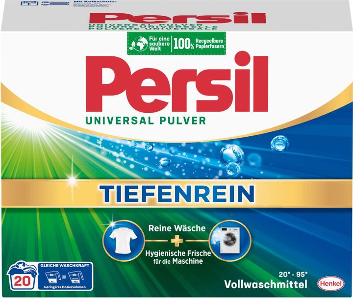 Persil Poudre Universal 20 WG (20 Cycles de lavage, Lessive en poudre)