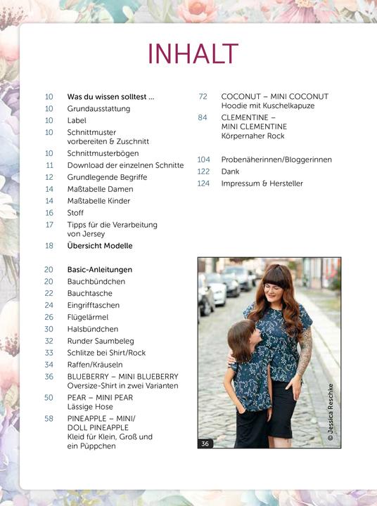 Image du produit Jersey Basics nähen: Mini-Me (Allemand, Jessy Sewing, 2024)