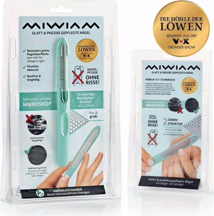 Produktbild Die Höhle der Löwen MIWIAM Nagelfeile