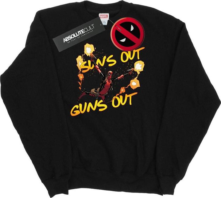 Deadpool Sun's Out Guns Out Sweatshirt (M)