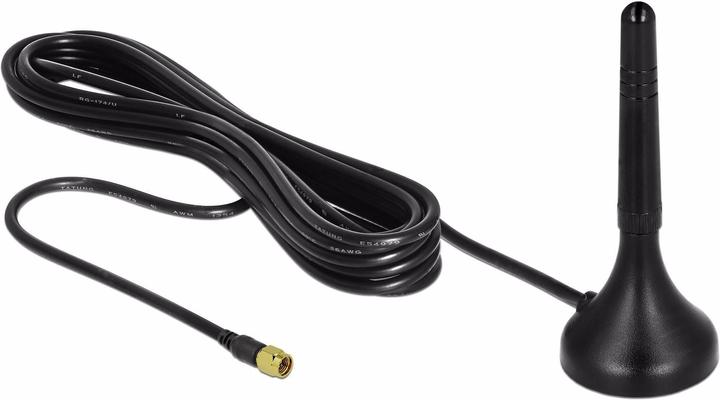 Delock LTE-Antenne SMA, 0,7-2,6GHz, 72mm, 2dBi 2 dBi