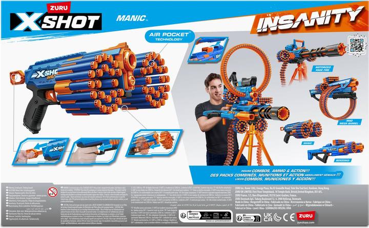 Produktbild Xshot - Insanity Blaster Manic mit Darts