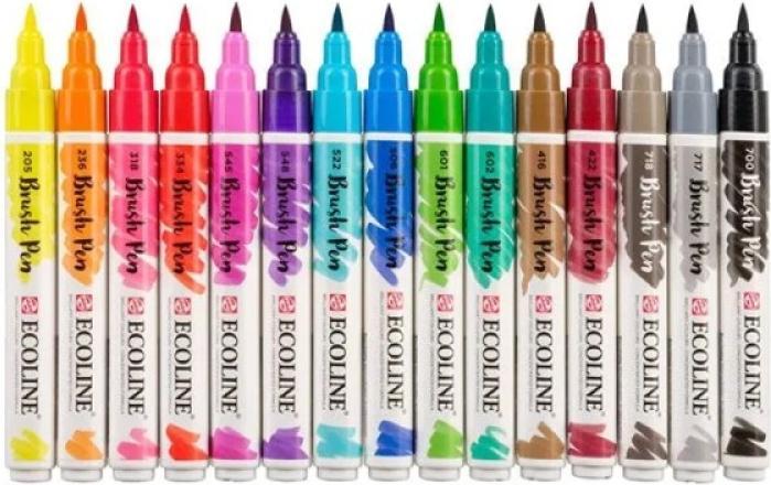 Produktbild Talens Ecoline (Mehrfarbig, 15 x)