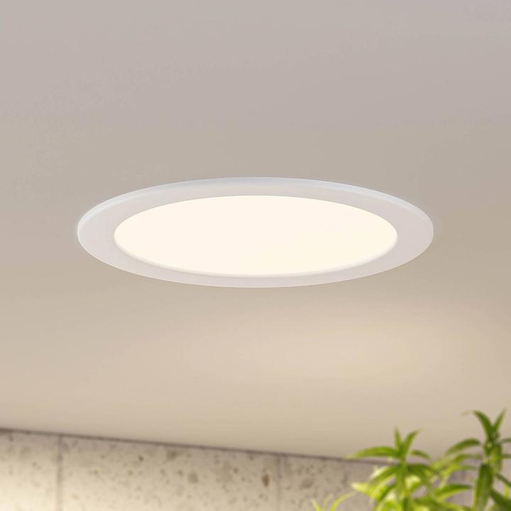 Actual product image Prios Cadance LED recessed lamp, white, 24 cm (1740 lm)