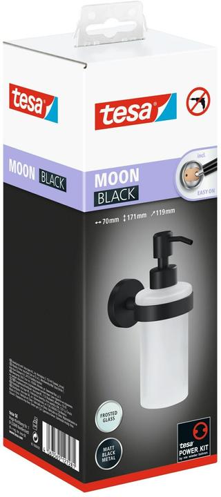Actual product image tesa MOON BLACK Soap Dispenser