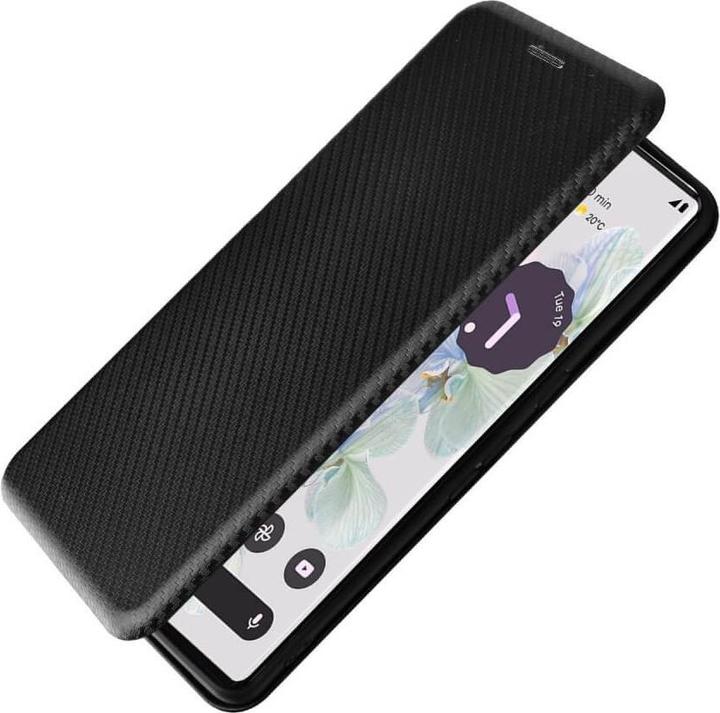 Image du produit Cover-Discount Google Pixel 7 Pro - Etui flip look carbone noir (Google Pixel 7 Pro)