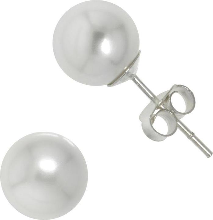 Bijouteria Ohrstecker (Silber 925, Synthetische Perle)