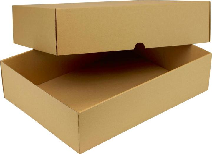 Produktbild Transpak Trans-pak Stülpdeckelkarton braun 435 x 315 x 80 mm A3 2-teilig (2 x)