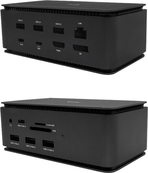 Produktbild i-tec Usb4dual4kdockpd (USB-C, 9 Ports)