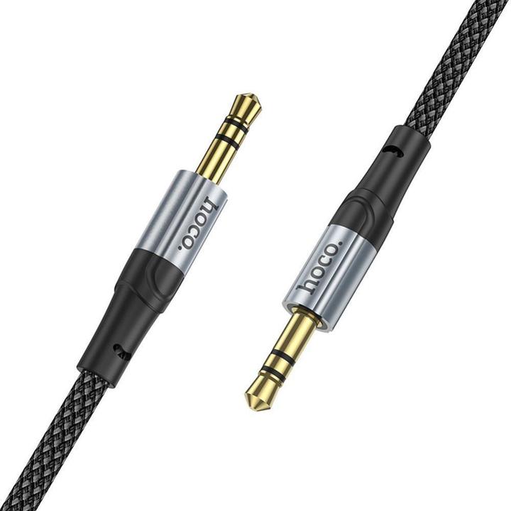 Immagine prodotto Hoco 3.5mm to 3.5mm Audio Kabel UPA26, 1m, Schwarz (1 m)