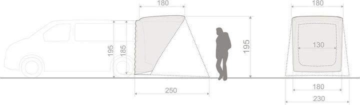 Immagine prodotto Vaude Drive Van Trunk (Tenda, 2.55 kg, 1 persona)