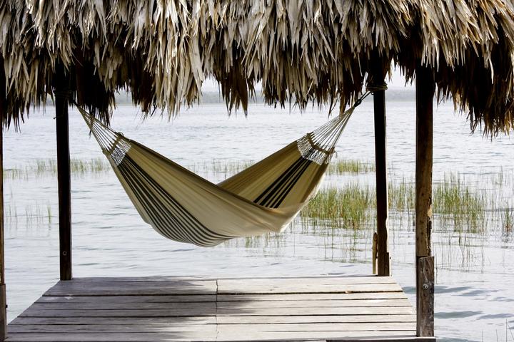 Actual product image Amalyssa Double Hammock Deluxe Shade of Grey (160 kg)