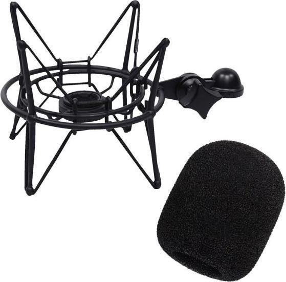 Produktbild Samson SP04TB Mikrofon-Spinne Schwarz mit Popschutz