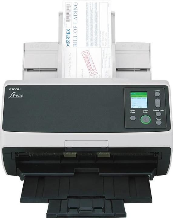 Actual product image RICOH fi-8190 document scanner (Ethernet, USB)