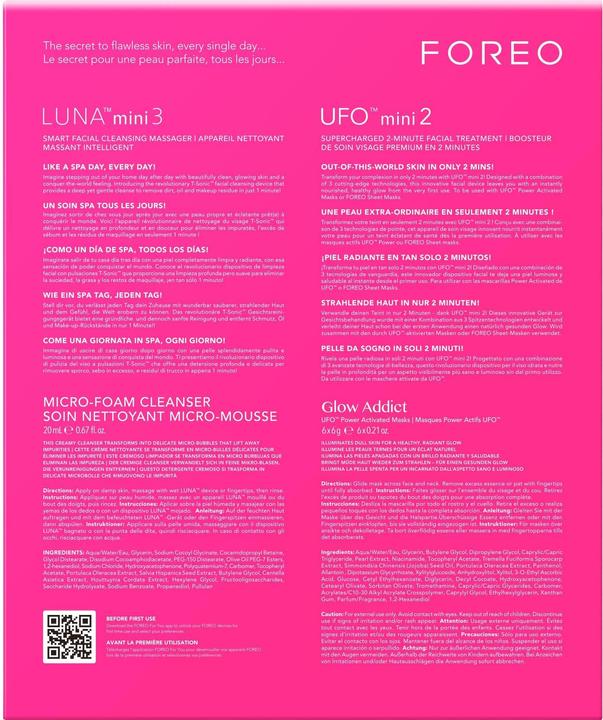 Immagine prodotto Foreo Maschera viso Skin Supremes Luna mini 3 + UFO mini 2