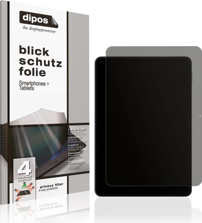 Dipos Privacy Blickschutzfolie 4-Way (1 Stück, Xiaomi Pad 7 Pro)