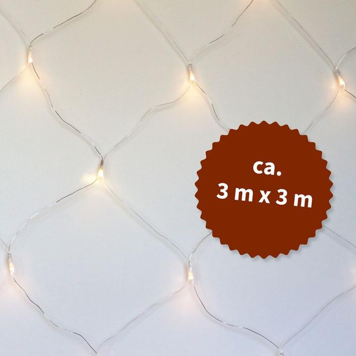 Produktbild Hermex Lichternetz Lichterkette Lichtvorhang Lichtgirlande Weihnachten LED (3 m)