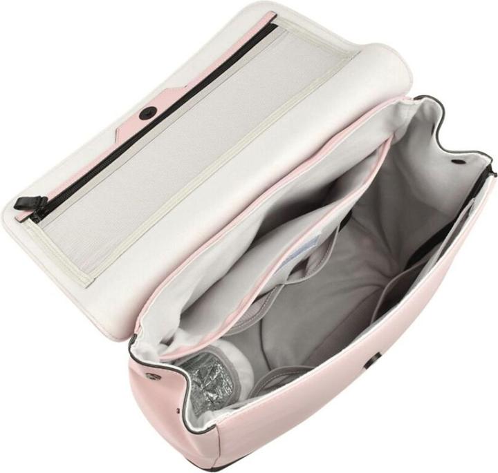 Actual product image Beaba Oslo changing rucksack - dusky pink