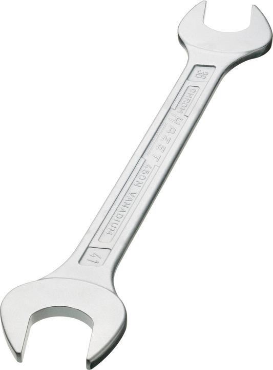 Actual product image HAZET Double open-end wrench 450NA-25/32X7/8VKH ∙ Outside hexagon profile ∙ 25⁄32 x 7⁄8 ″