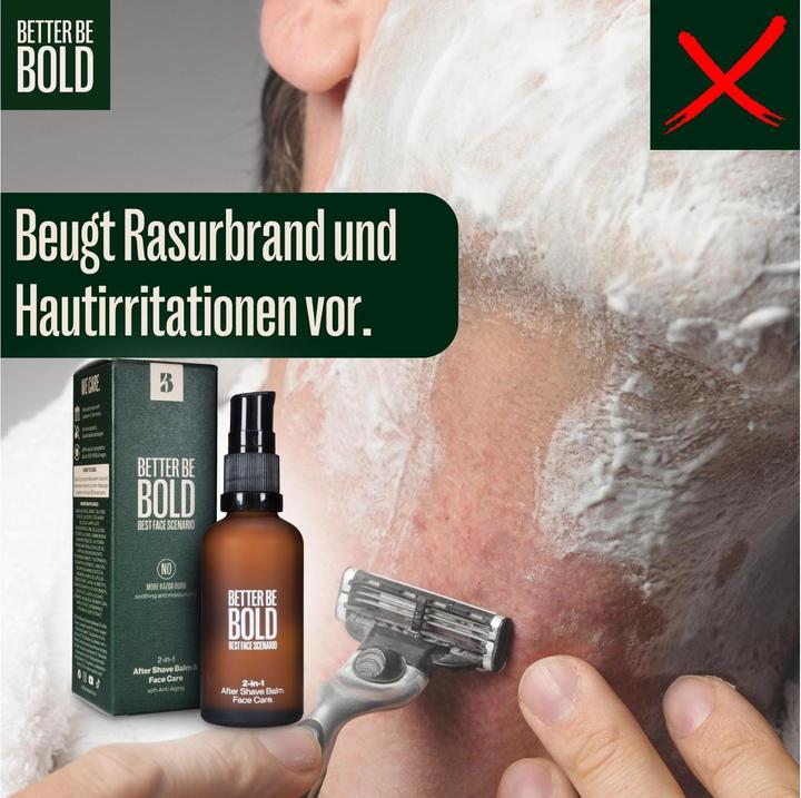 Immagine prodotto Better be bold Balsamo dopobarba e trattamento viso 2 in 1 (Balsamo dopobarba, 50 ml)