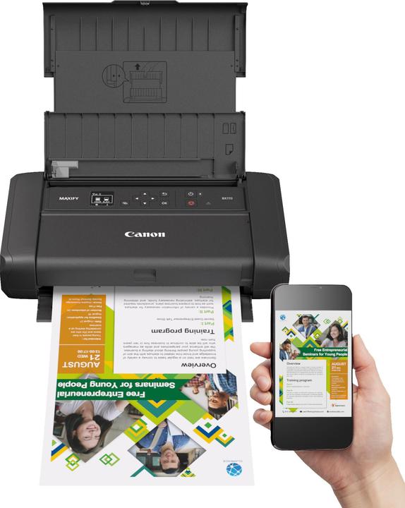 Image du produit Canon Maxify BX 110 avec batterie (Encre, Couleur)