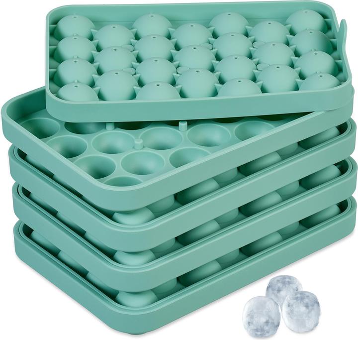 Relaxdays 4x ice cube mould