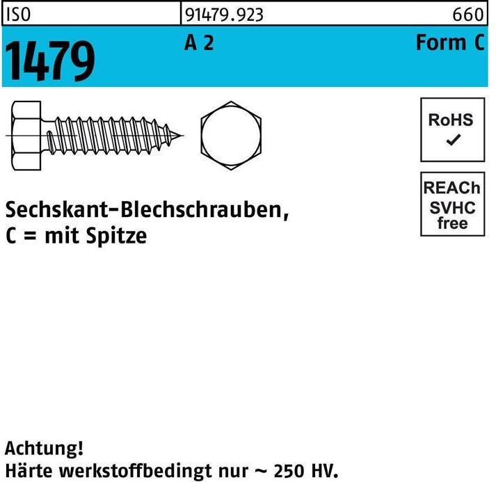 Actual product image ISO 1479 m.Spitze/6-kant (1000 Screws per piece)