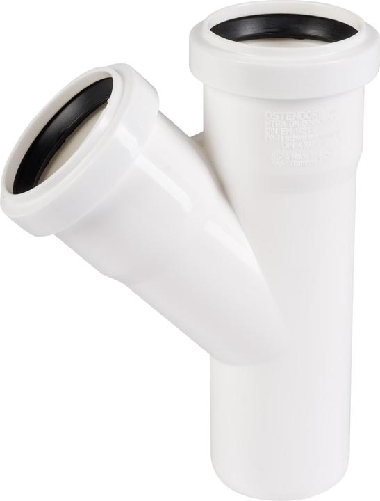 Immagine prodotto Csdk SL HTP offre 45 grader 50-50 mm con 2 muffer hvid
