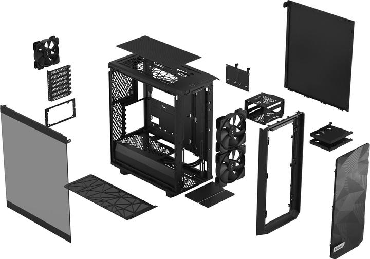 Immagine prodotto Fractal Meshify 2 Compact Lite (ATX, mATX, Mini-ITX)