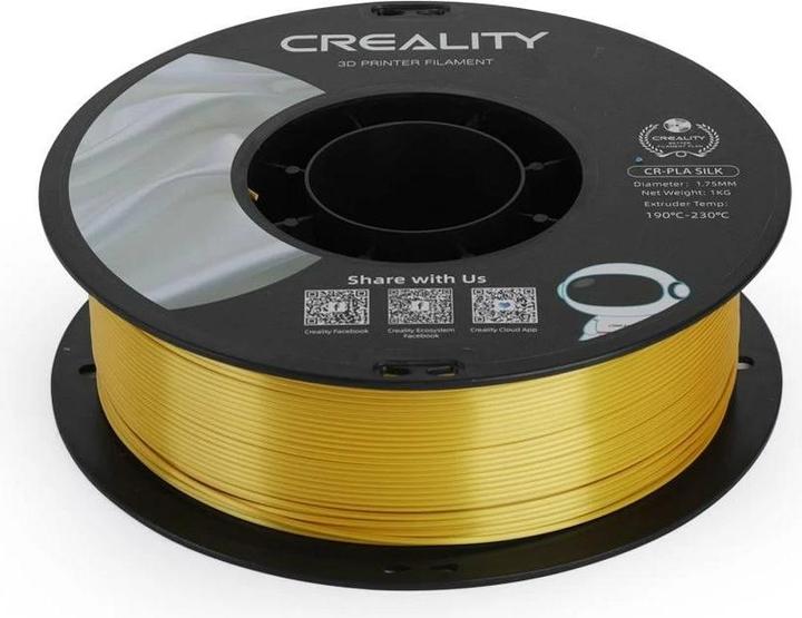 Actual product image Creality Silk Gold (PLA, 1.75 mm, 1000 g, Gold)