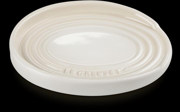 Produktbild Le Creuset Creuset ova Löffelablage aus Steinzeug Meringue