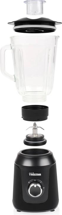 Immagine prodotto Tristar Miscelatore a colonna BL-4482 Nero/Trasparente, Potenza motore: 350 (350 W)