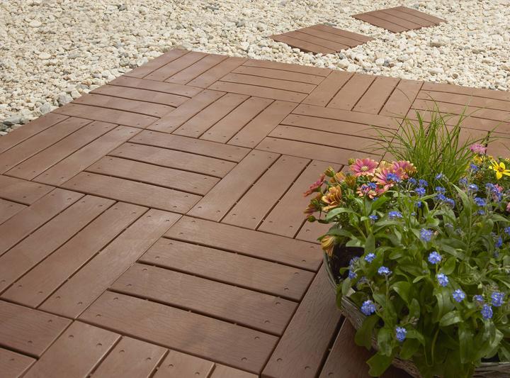 Produktbild UPP Gartenplatten, Naturstein-Optik, 30 x 30 cm, 6er-Set (6 x, 30 x 30 cm)
