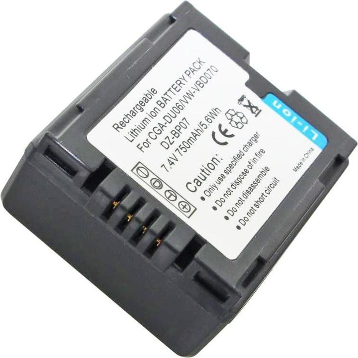 Actual product image Panasonic Battery CGA-DU06, CGA-DU07 Battery CGR-DU06 (Camera battery)