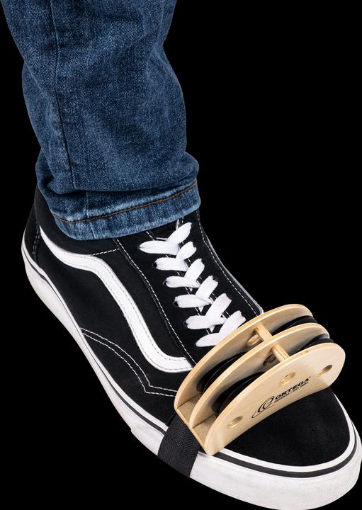 Image du produit Ortega Guitarist Foot Tambourine - Natural