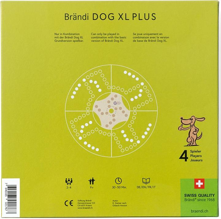 Actual product image Brändi Dog XL Plus (German, French, English, Italian)