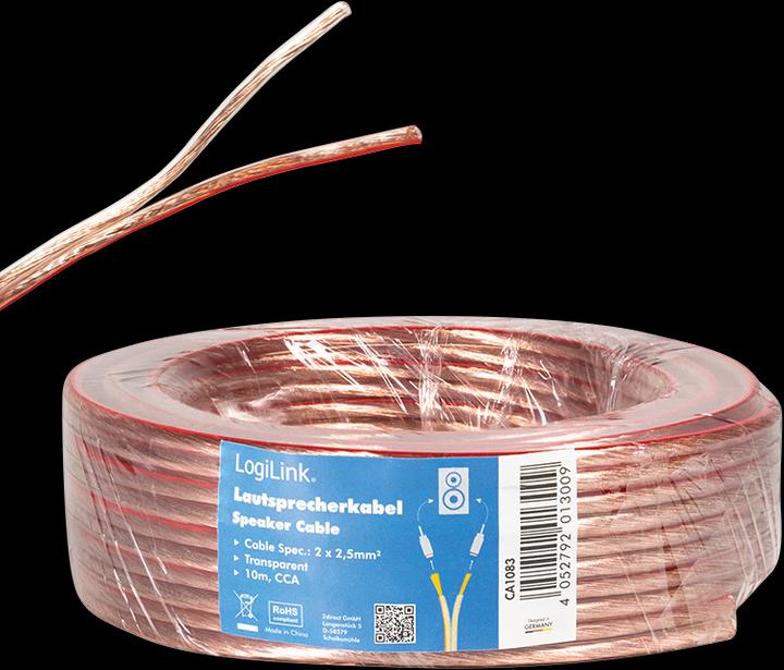 Actual product image LogiLink CA Speaker cable (10 m, 2.50 mm²)