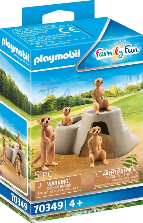 Immagine prodotto Playmobil Colonia di suricati (70349, Divertimento in famiglia Playmobil)