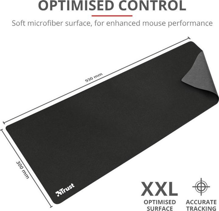Produktbild Trust MAUSPAD XXL 24194 schwarz (XXL)